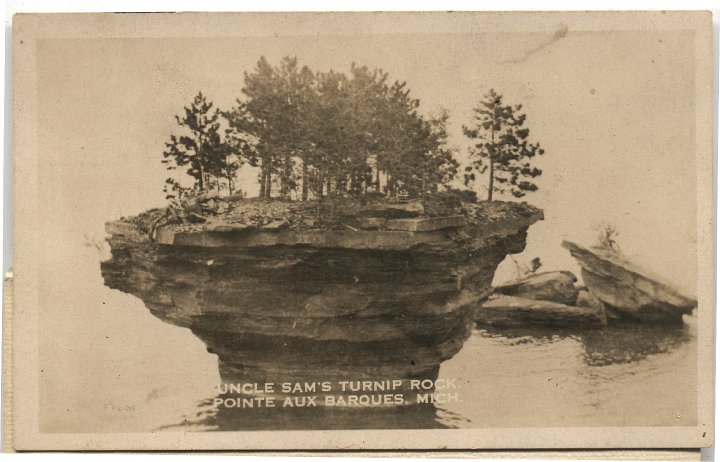 0148.jpg - Turnip Rock, Pointe Aux Baroques, MI