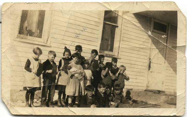 0397.jpg - Ruth Kauffman's Eicher School class  Oct 30, 1925.  'A Merry Xmas to Harold R.  From Miss Kuntz