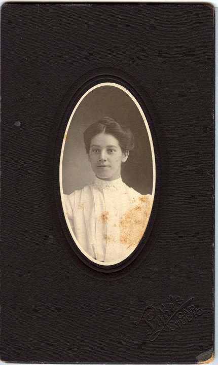 0823A.jpg - unknown woman, Wellman, IA  1920c