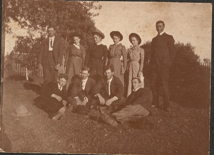 0838B.jpg - 'Bunch at West Union'  Wellman, IA  1924c