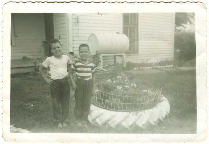 1003.jpg - Frank Trevino, Junior & Danny Trevino  Fresh Air kids from Chicago  1958c