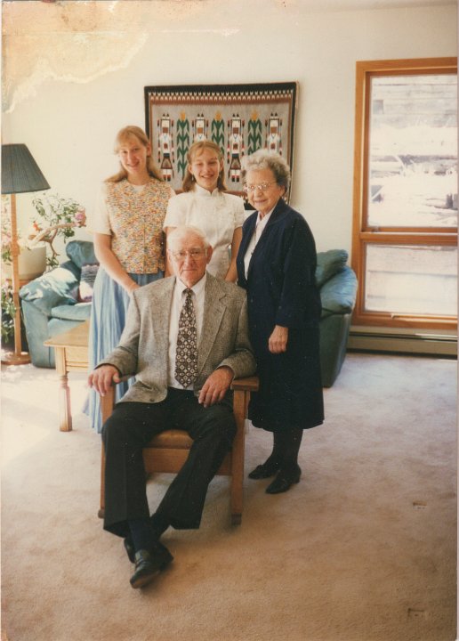 1956.jpg - Meryl, Alex, Ray & Edna Roth  Baptism Weekend