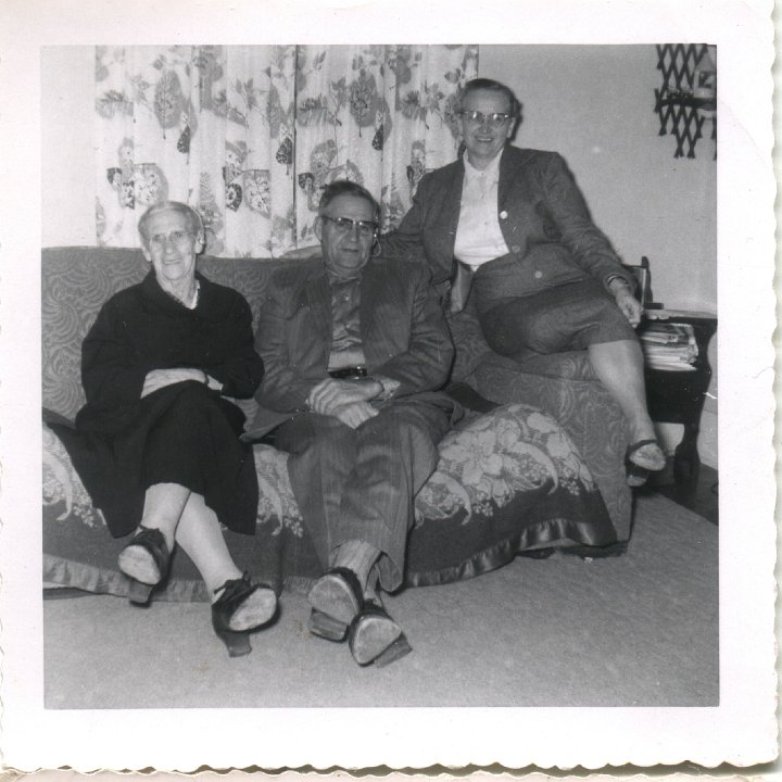 0342.jpg - Henry Gerig & wife.  1954c  Taken at the Jones' place.