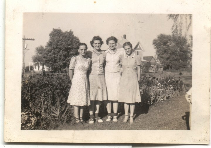 0535.jpg - 'Us Four.'  Edna Reschly, Millie O., Millie Jacoby, Irene Reschly  1940c