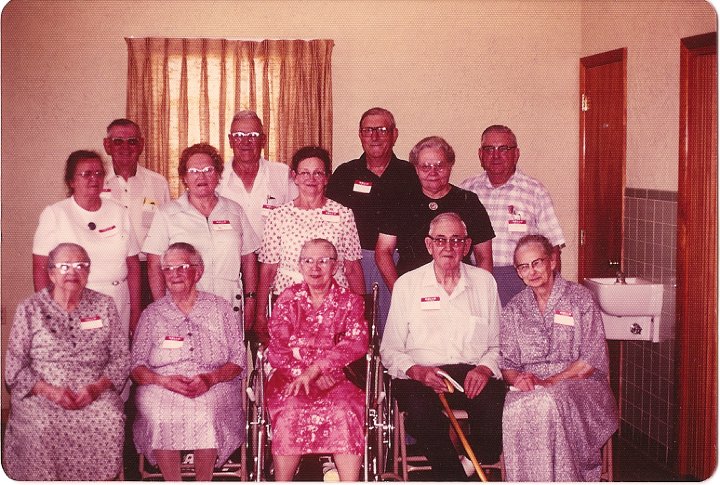 1389.jpg - Children & spouses of the Joseph Reschly Family.  1978