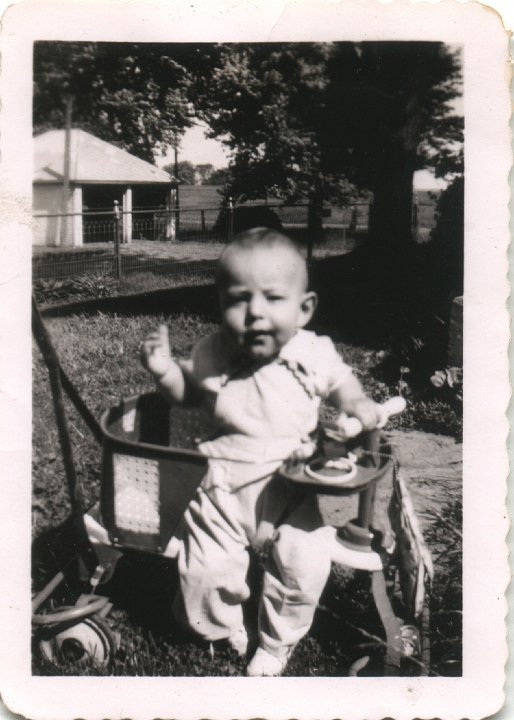 0211.jpg - Fred Roth in stroller.