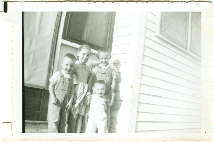 1283.jpg - Larry Roth, Alice Kauffman, Fred & Lynn front Roth.  1953