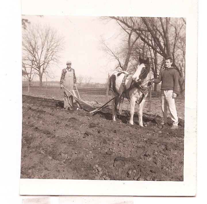 1396.jpg - Ray & Larry Roth planting potatos.  Apr 1963