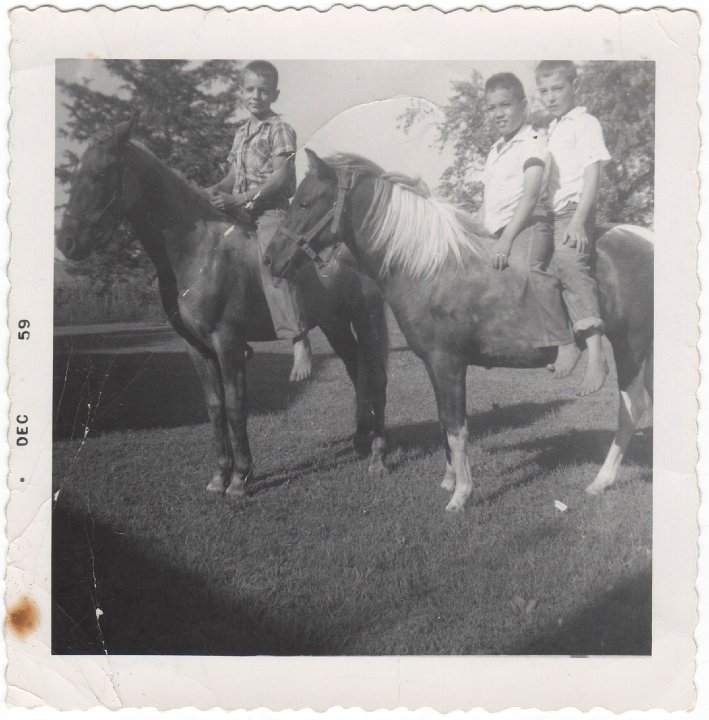 1923.jpg - Larry Roth, Danny Trevino, Lynn Roth.  1959