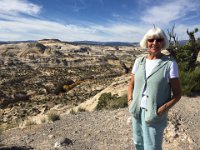 Karen sees Escalante  Arriving in Escalante, catching our breath.