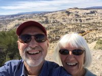 Karen and Lynn at Escalante  Amazed at the exposure and vistas.