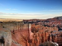 Bryce in the Evening  Then we arrived at Bryce and hurried out to the rim to catch the evening views.