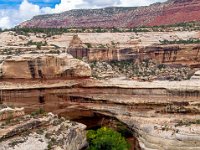 Pathways of time  Over time, water from both sides of the rock wore through and created the Katchina Natural Bridge. : Natural Bridges National Monument